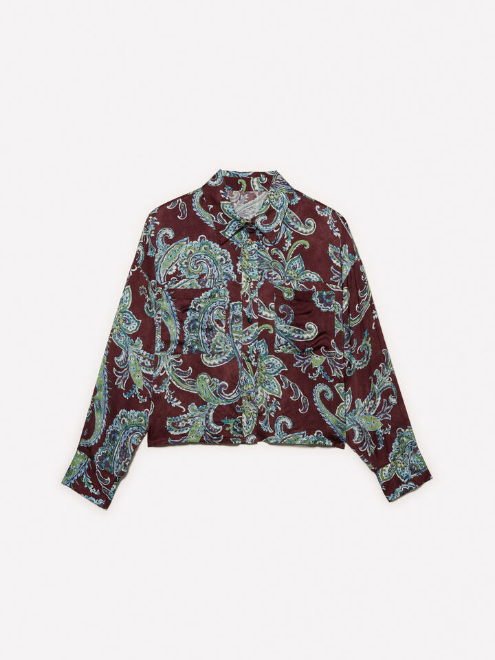 Hemd mit Paisley-Muster - hemden für damen - Multi-color | Sisley image number 5